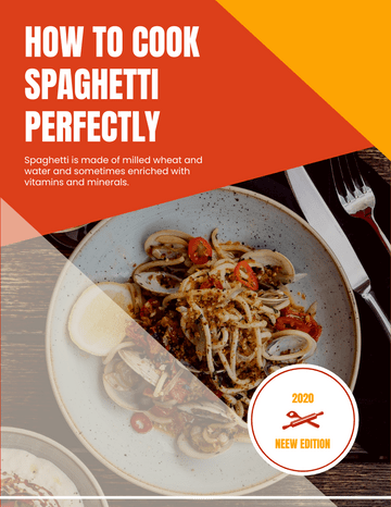 Booklet template: How To Cook Spaghetti Booklet (Created by InfoART's marker)