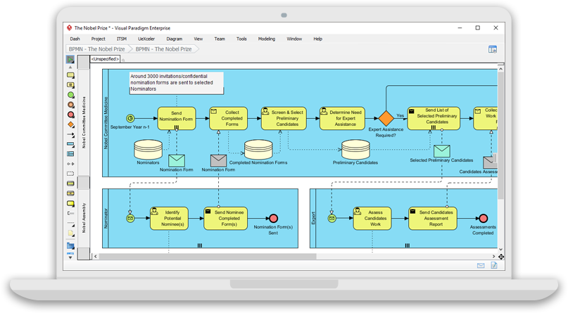 Essential UML, BPMN and Wireframe Software - Visual Paradigm Standard