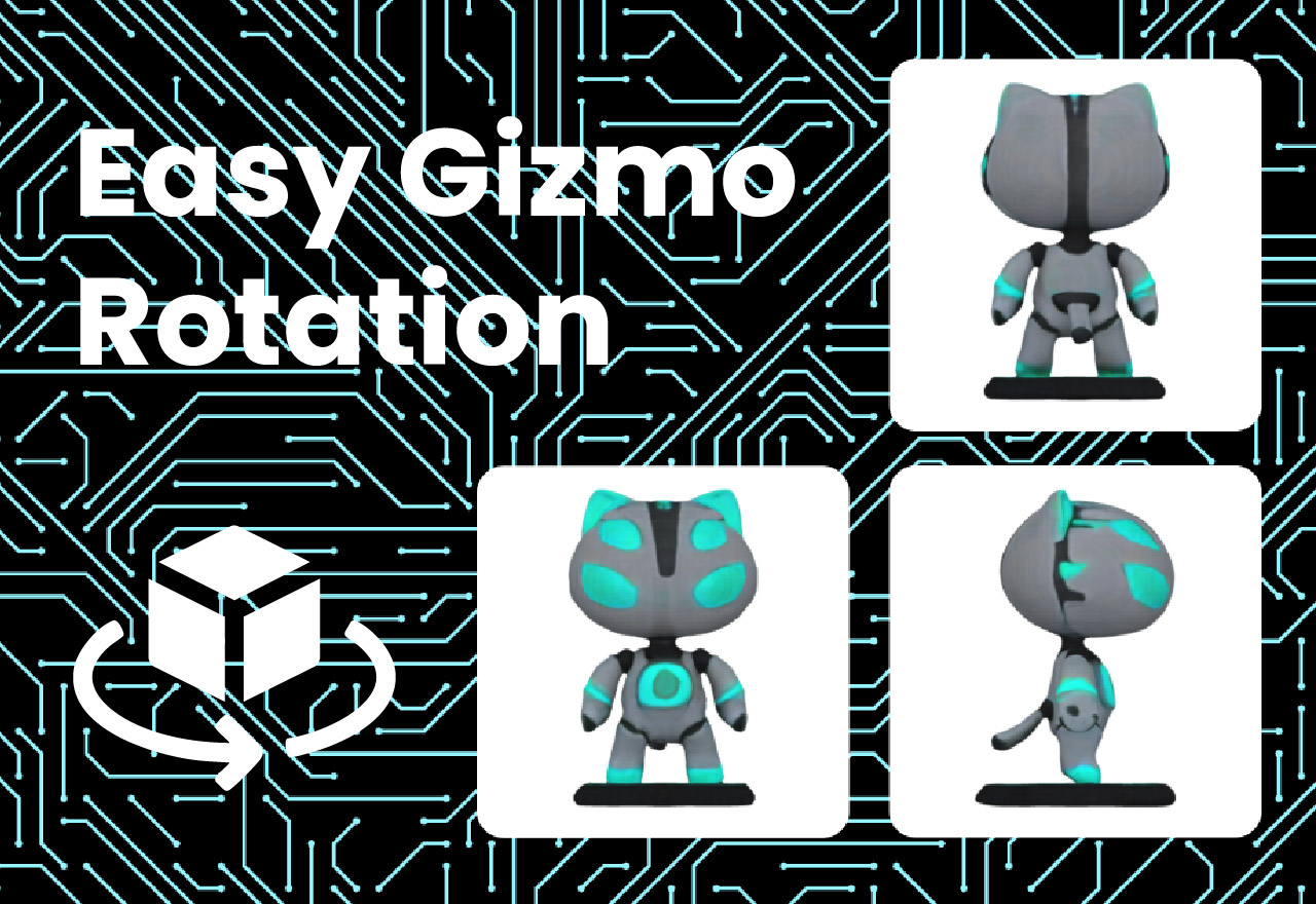 easy gizmo rotation